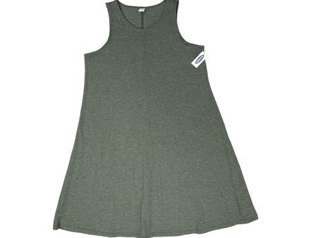 Green Dress Casual Midi Old Navy, Size M Online