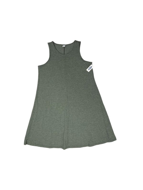 Green Dress Casual Midi Old Navy, Size M Online