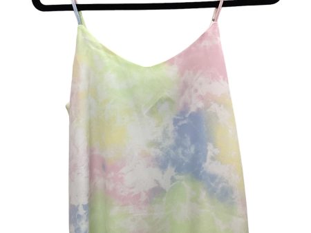 Tie Dye Print Top Sleeveless Hippie Rose, Size M Online Sale