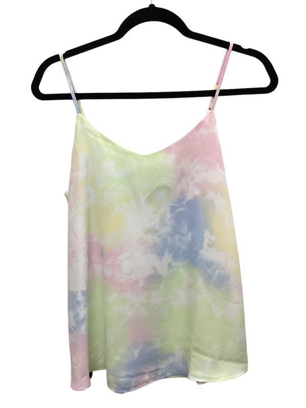 Tie Dye Print Top Sleeveless Hippie Rose, Size M Online Sale