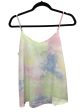 Tie Dye Print Top Sleeveless Hippie Rose, Size M Online Sale