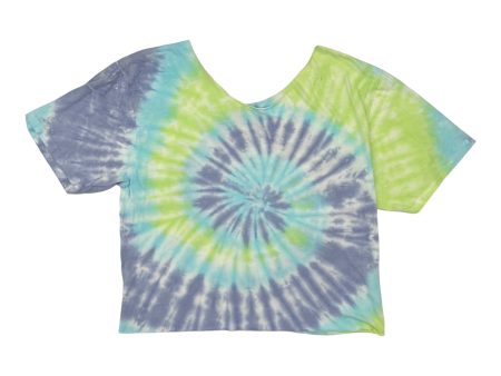 TIE DYE PRINT  CMB TOP SS, Size L For Cheap