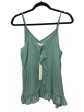 Green Top Sleeveless Mustard Seed, Size M Discount