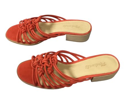 Red Shoes Heels Kitten Madewell, Size 8 Online now