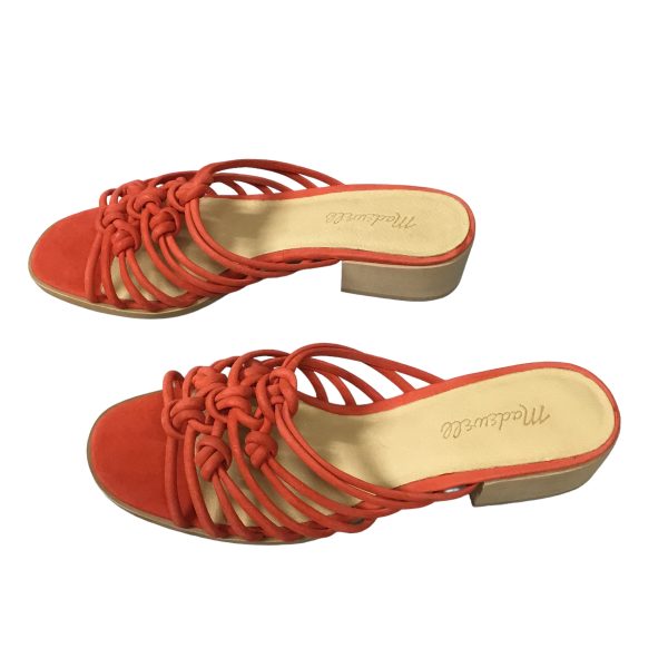 Red Shoes Heels Kitten Madewell, Size 8 Online now