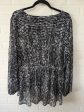 Black & White Blouse Long Sleeve Lane Bryant, Size Xl Fashion