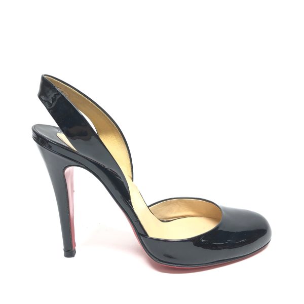 Black Sandals Luxury Designer Christian Louboutin, Size 5.5 Discount