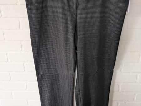 Black & Grey Pants Dress Amanda + Chelsea, Size 20 For Sale