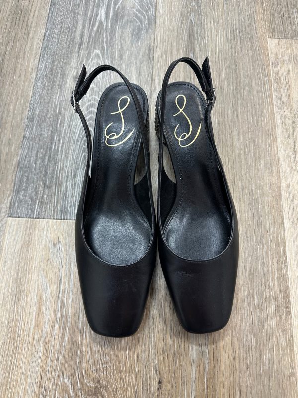 Black Shoes Heels Block Sam Edelman, Size 6.5 Sale