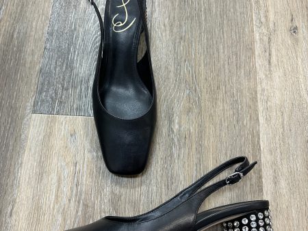 Black Shoes Heels Block Sam Edelman, Size 6.5 Sale