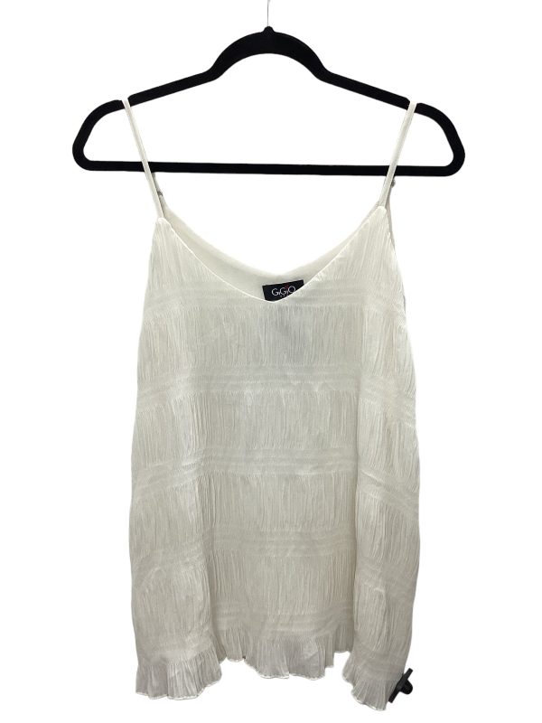 Cream Top Sleeveless Gigio, Size S Supply