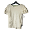 Cream Top Short Sleeve By Matilda Jane, Size: L Supply