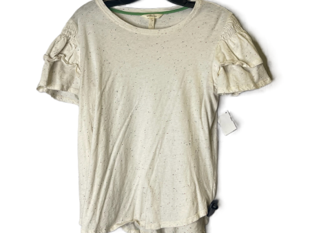 Cream Top Short Sleeve By Matilda Jane, Size: L Supply