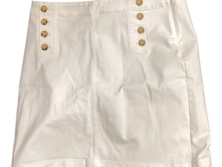 White Skirt Midi Talbots, Size 16 Online Hot Sale