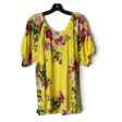 Yellow Top Short Sleeve By Matilda Jane, Size: L Online now