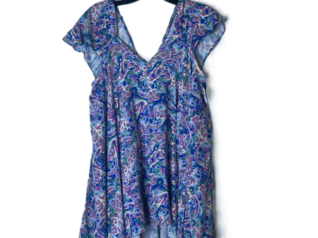 Blue & Purple Top Sleeveless By Matilda Jane, Size: M Fashion