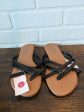 Black Sandals Flats Wet Seal, Size 7 Online Sale