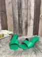 Green Sandals Heels Kitten Zara, Size 9 For Cheap