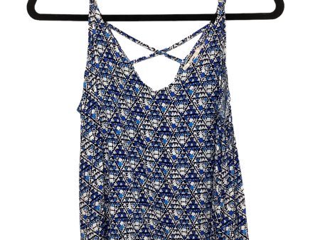 Blue Top Sleeveless Mi Ami, Size L Sale