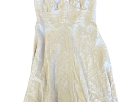 Beige Dress Casual Midi Saks Fifth Avenue, Size L For Cheap