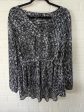 Black & White Blouse Long Sleeve Lane Bryant, Size Xl Fashion