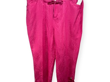 Pink Pants Linen Elcc, Size Xl For Cheap