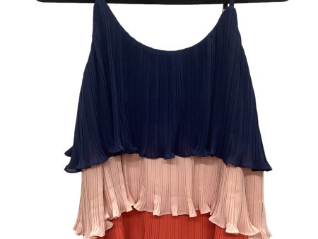 Navy Top Sleeveless Entro, Size S Online Sale