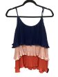 Navy Top Sleeveless Entro, Size S Online Sale