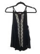 Black Top Sleeveless Mi Ami, Size L Cheap