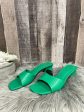 Green Sandals Heels Kitten Zara, Size 9 For Cheap