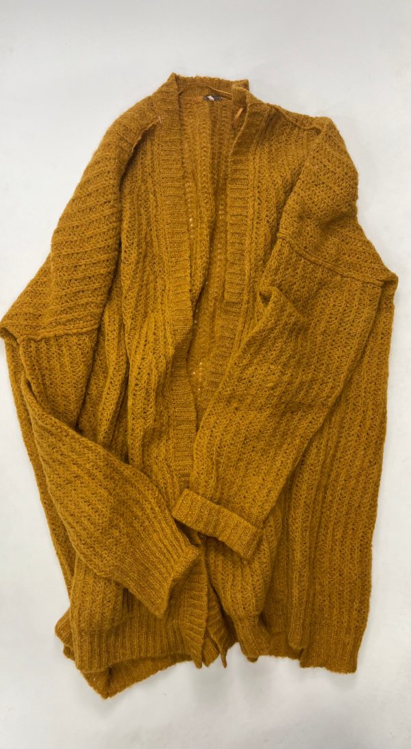 Rust Sweater Cardigan Free People, Size L on Sale