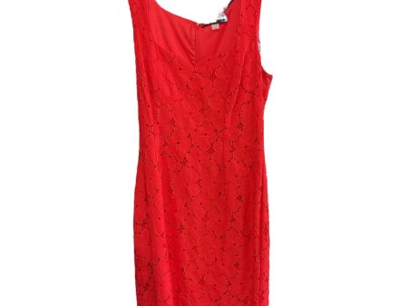 Red Dress Designer Karl Lagerfeld, Size 8 on Sale