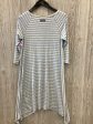 Blue & Grey Dress Casual Midi Matilda Jane, Size S Discount