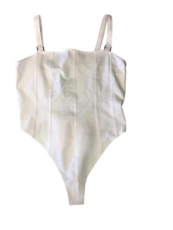 White Bodysuit H&m, Size L Hot on Sale