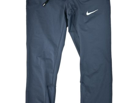 Blue Athletic Capris Nike Apparel, Size S Online Sale