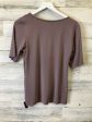 Taupe Top Short Sleeve Red, Size M Cheap