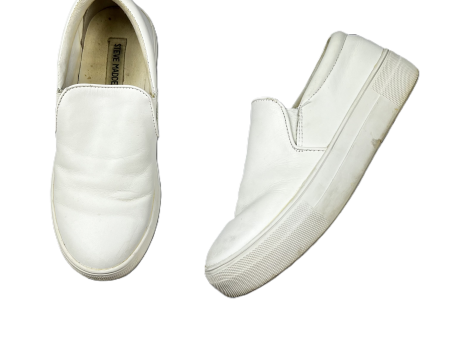 White Shoes Sneakers By Steve Madden, Size: 6.5 For Discount