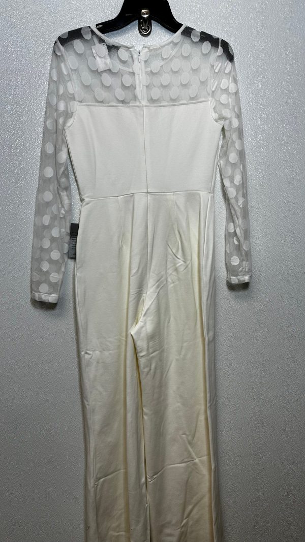 White Jumpsuit Clothes Mentor, Size M Online Sale