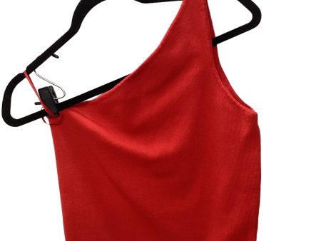 Red Top Sleeveless Lucy Paris, Size L Hot on Sale