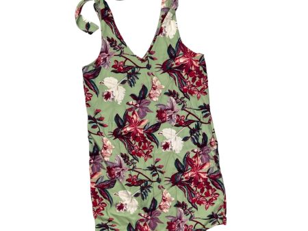 Tropical Print Dress Casual Midi Cmc, Size 4 Online Hot Sale