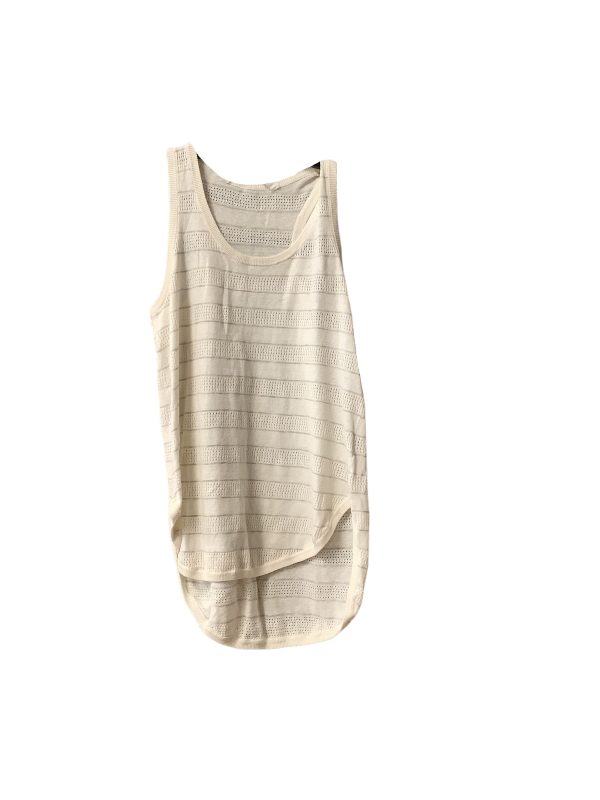 White Athletic Tank Top Athleta, Size S Online Hot Sale