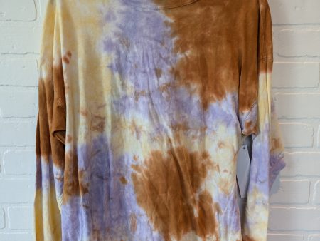 Tie Dye Print Top Long Sleeve We The Free, Size S For Cheap