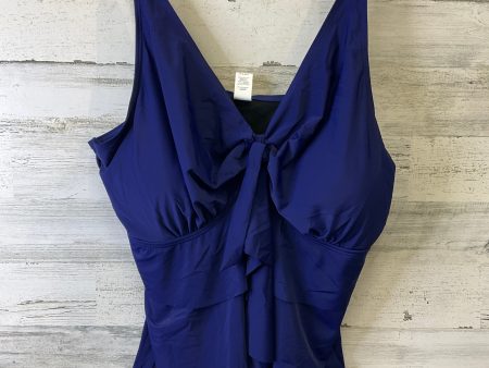 Blue Swimsuit Top Clothes Mentor, Size 4x Online Hot Sale