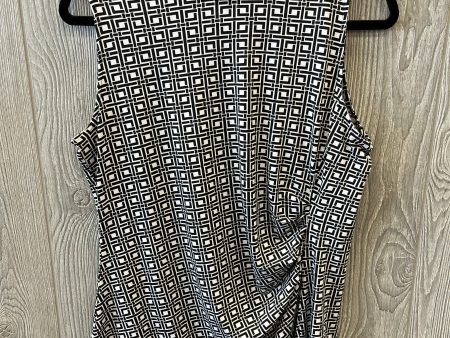 Black & White Top Sleeveless Liz Claiborne, Size M Supply