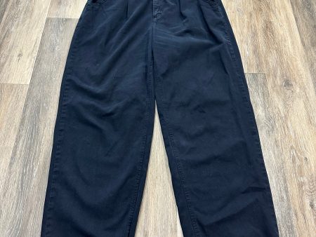 Navy Pants Cargo & Utility Free People, Size 4 For Cheap