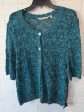 Blue & Green Sweater Cardigan Soft Surroundings, Size Xl Supply