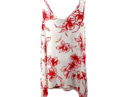 Red White Top Sleeveless Karen Kane, Size Xs Online Hot Sale