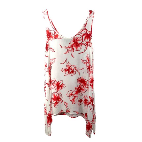 Red White Top Sleeveless Karen Kane, Size Xs Online Hot Sale