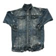 Blue Denim Jacket Denim New Look, Size S on Sale