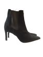 Black Boots Ankle Heels Cmc, Size 8 Online now